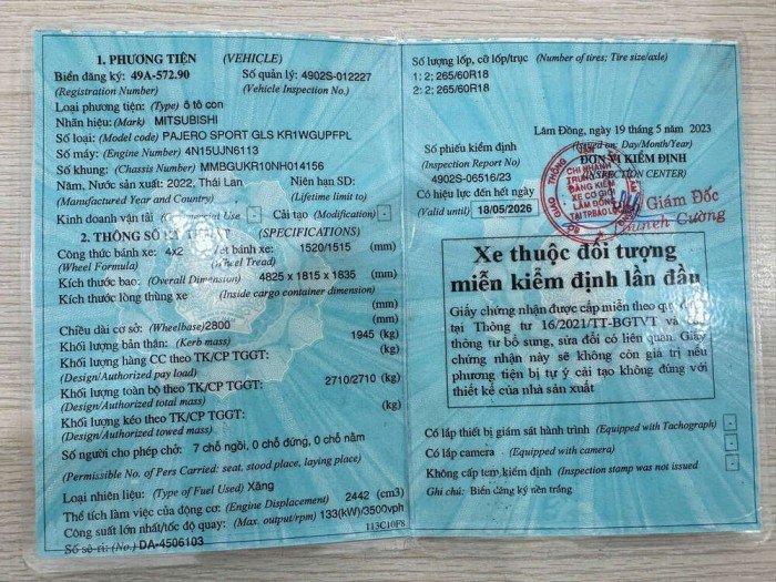 Mitsubishi Pajero Sport 2022