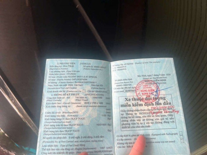 Hyundai Accent 1.5 AT Đặc biệt 2024 (thế hệ mới)