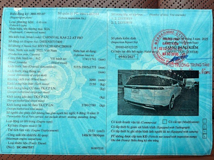 Kia Carnival Signature 2.2D 2022